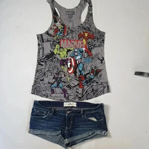 Hollister Blue Jean Shorts